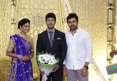 Feroz - Vijayalakshmi Wedding Reception Stills Part - 3